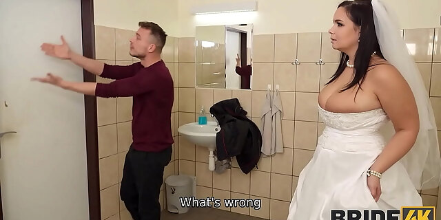 big ass,big tits,brunette,cheating,chubby,czech,stockings,toilet,wedding